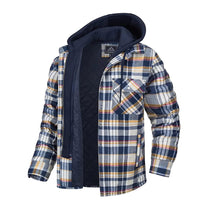 Men&#39;s Classic Plaid Jacket Regular Fit Fall Winter Outerwear