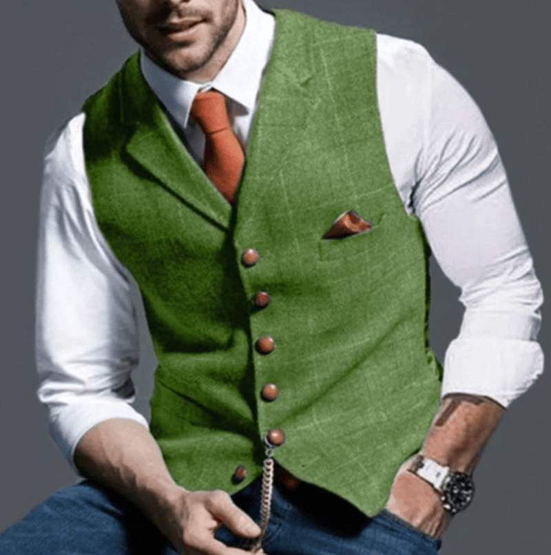 Men&#39;s Classic V-Neck Vest For Fall/Winter