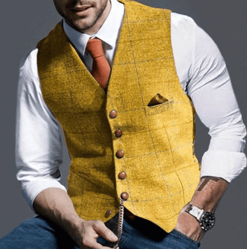 Men&#39;s Classic V-Neck Vest For Fall/Winter