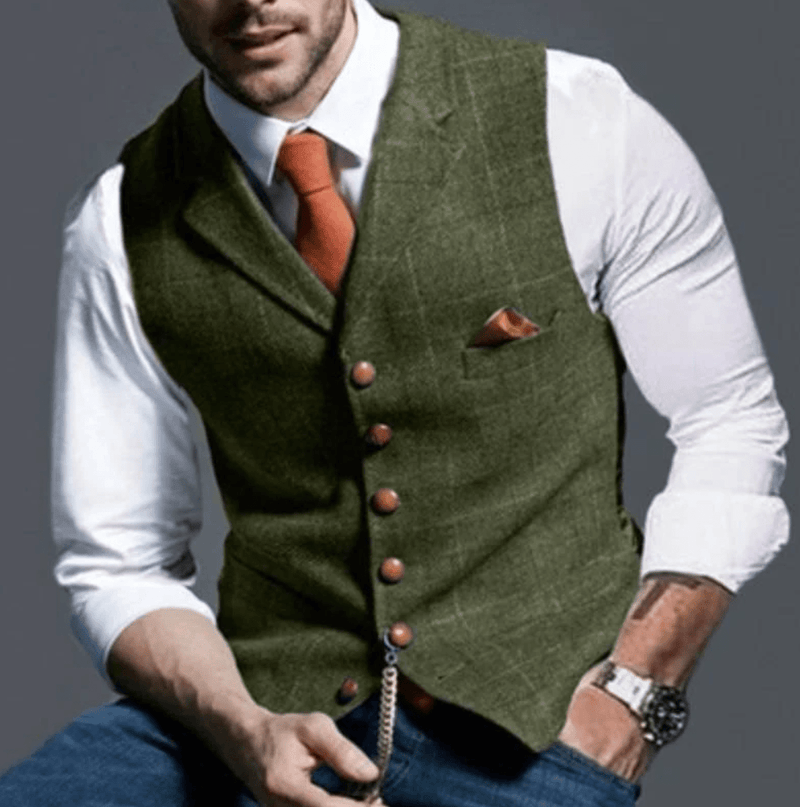 Men&#39;s Classic V-Neck Vest For Fall/Winter