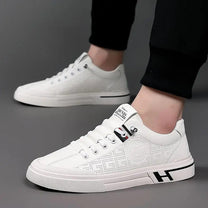 Men&#39;s Classic Vegan Leather Sneakers With Advanced Cushioning