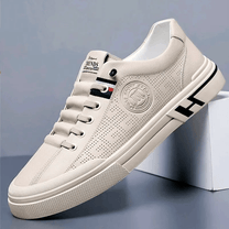 Men&#39;s Classic Vegan Leather Sneakers With Advanced Cushioning