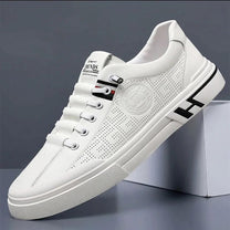Men&#39;s Classic Vegan Leather Sneakers With Advanced Cushioning