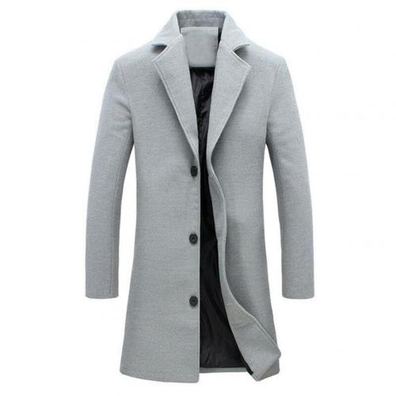 Men&#39;s Classic Winter Trench Coat