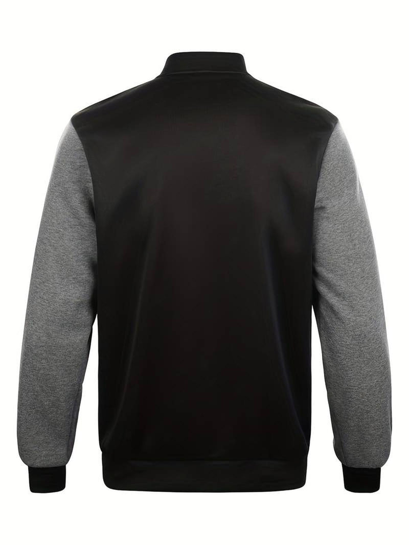 Men&#39;s College Jacket With Contrasting Sleeves