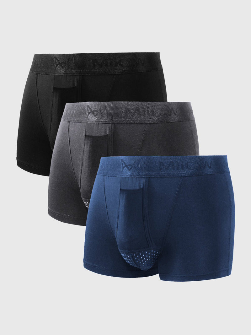 Men&#39;s Comfort Boxershorts 3-Pack - Soft, Breathable, Slim Fit