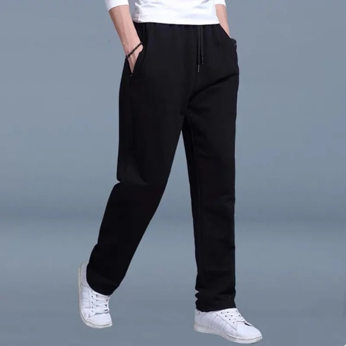 Men&#39;s Comfortable Cotton Joggers With Elastic Waistband