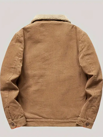 Men&#39;s Corduroy Jacket with Fleece Lining