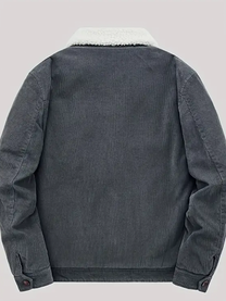 Men&#39;s Corduroy Jacket with Fleece Lining