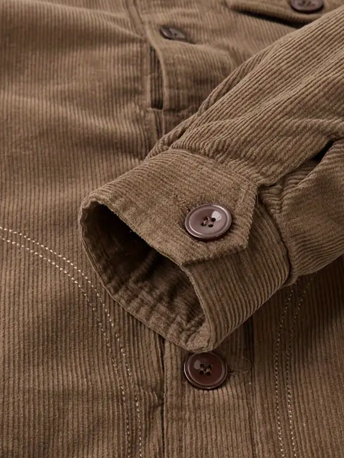 Men&#39;s Corduroy Jacket with Fleece Lining