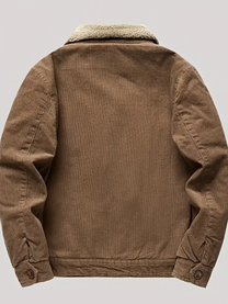 Men&#39;s Corduroy Jacket with Fleece Lining