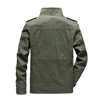 Men&#39;s Cotton Cargo Jacket for Spring and Autumn