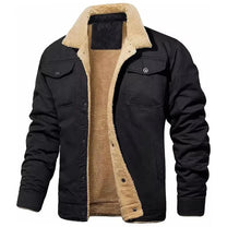 Men&#39;s Cotton Fleece Bomber Jacket - Winter Essential