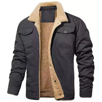 Men&#39;s Cotton Fleece Bomber Jacket - Winter Essential