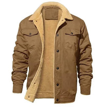 Men&#39;s Cotton Fleece Bomber Jacket - Winter Essential