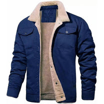 Men&#39;s Cotton Fleece Bomber Jacket - Winter Essential