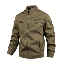 Men&#39;s Cotton Jacket Windproof Water-Repellent Field Look