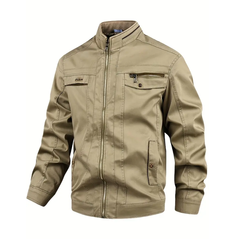 Men&#39;s Cotton Jacket Windproof Water-Repellent Field Look