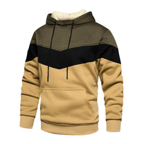 Men&#39;s Cotton-Polyester Blend Hoodie With Hood And Long Sleeves