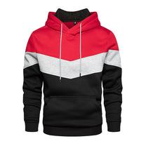 Men&#39;s Cotton-Polyester Blend Hoodie With Hood And Long Sleeves