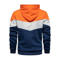 Men&#39;s Cotton-Polyester Blend Hoodie With Hood And Long Sleeves