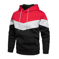 Men&#39;s Cotton-Polyester Blend Hoodie With Hood And Long Sleeves