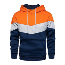 Men&#39;s Cotton-Polyester Blend Hoodie With Hood And Long Sleeves