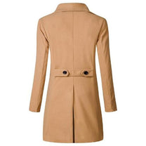 Men&#39;s Double-Breasted Wool Blend Jacket