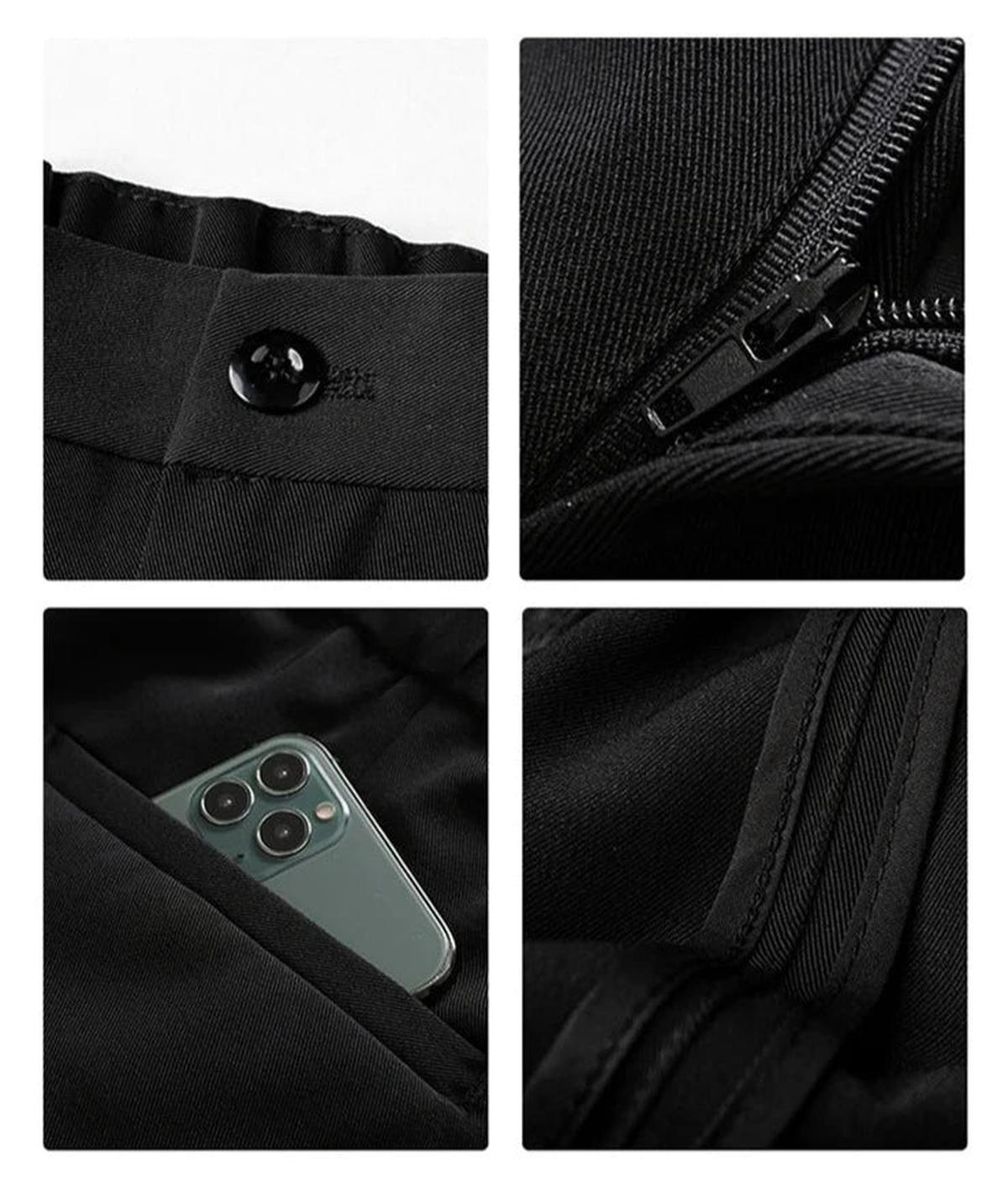 Men&#39;s Draped Tailored Formal Pants