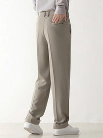 Men&#39;s Draped Tailored Formal Pants