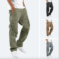 Men&#39;s Elastic Waist Cargo Pants