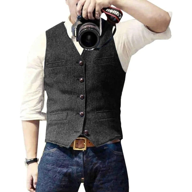 Men&#39;s Elegant Vest Formal Casual Wear Multiple Colors Sizes