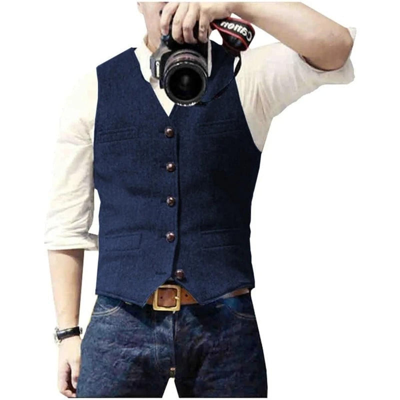 Men&#39;s Elegant Vest Formal Casual Wear Multiple Colors Sizes