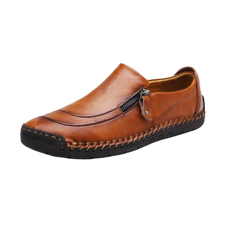 Men&#39;s Ergonomic Shoes With Side Zip And Orthopaedic Support