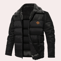 Men&#39;s Faux Fur Insulated Winter Jacket