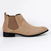 Men&#39;s Faux Suede Chelsea Boots