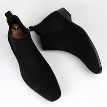 Men&#39;s Faux Suede Chelsea Boots
