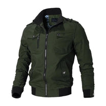 Men&#39;s Fitted Zipper Work Jacket
