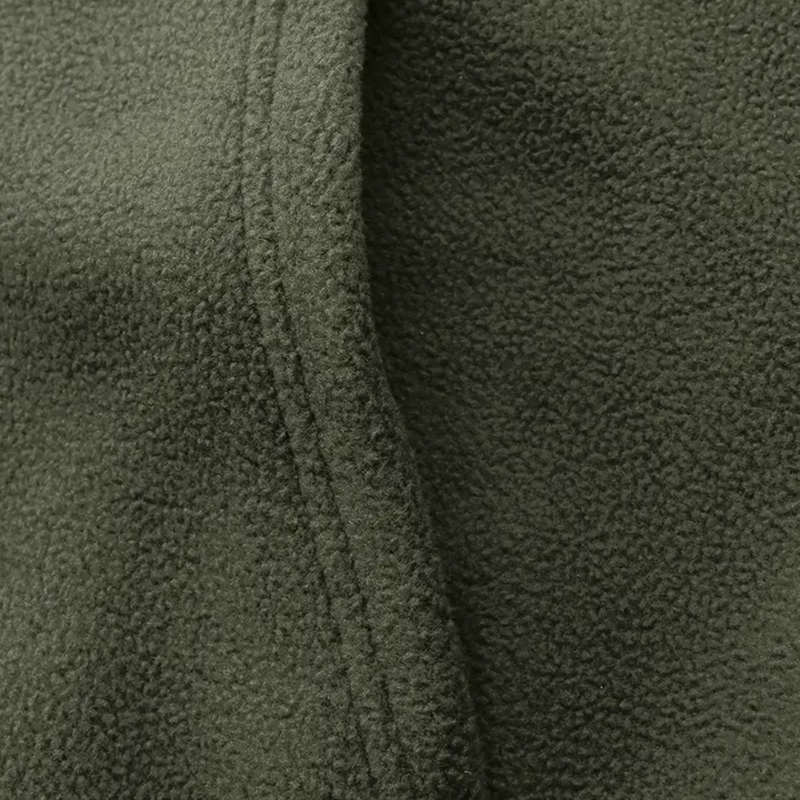 Men&#39;s Fleece Jacket With Hood And Full-Length Zip
