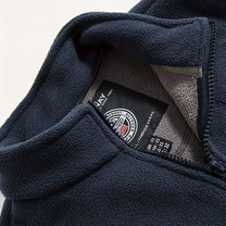 Men&#39;s Fleece Outdoor Gilet With High Collar And Zip Pockets