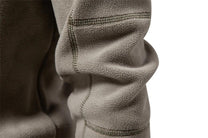 Men&#39;s Fleece Zip-Up Jacket With Stand-Up Collar