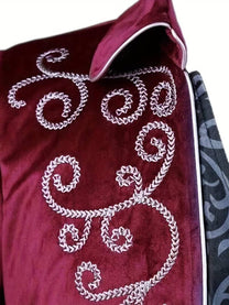 Men&#39;s Gothic Steampunk Blazer With Silver Embroidery