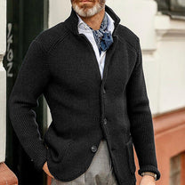 Men&#39;s Green Cardigan Sweater - Soft, Comfortable, Stylish