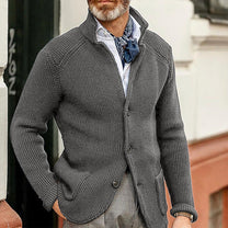 Men&#39;s Green Cardigan Sweater - Soft, Comfortable, Stylish