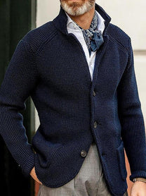 Men&#39;s Green Cardigan Sweater - Soft, Comfortable, Stylish