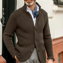 Men&#39;s Green Cardigan Sweater - Soft, Comfortable, Stylish