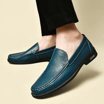 Men&#39;s Handcrafted Leather Loafers - Versatile Formal And Casual Footwear