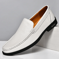 Men&#39;s Handcrafted Leather Loafers - Versatile Formal And Casual Footwear