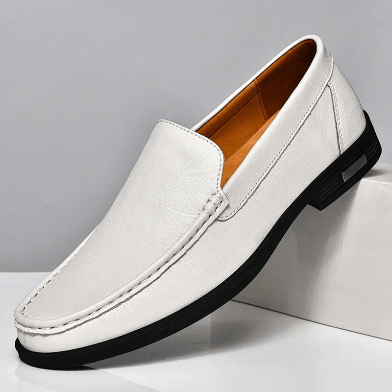Men&#39;s Handcrafted Leather Loafers - Versatile Formal And Casual Footwear