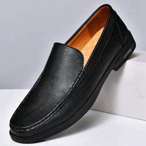 Men&#39;s Handcrafted Leather Loafers - Versatile Formal And Casual Footwear